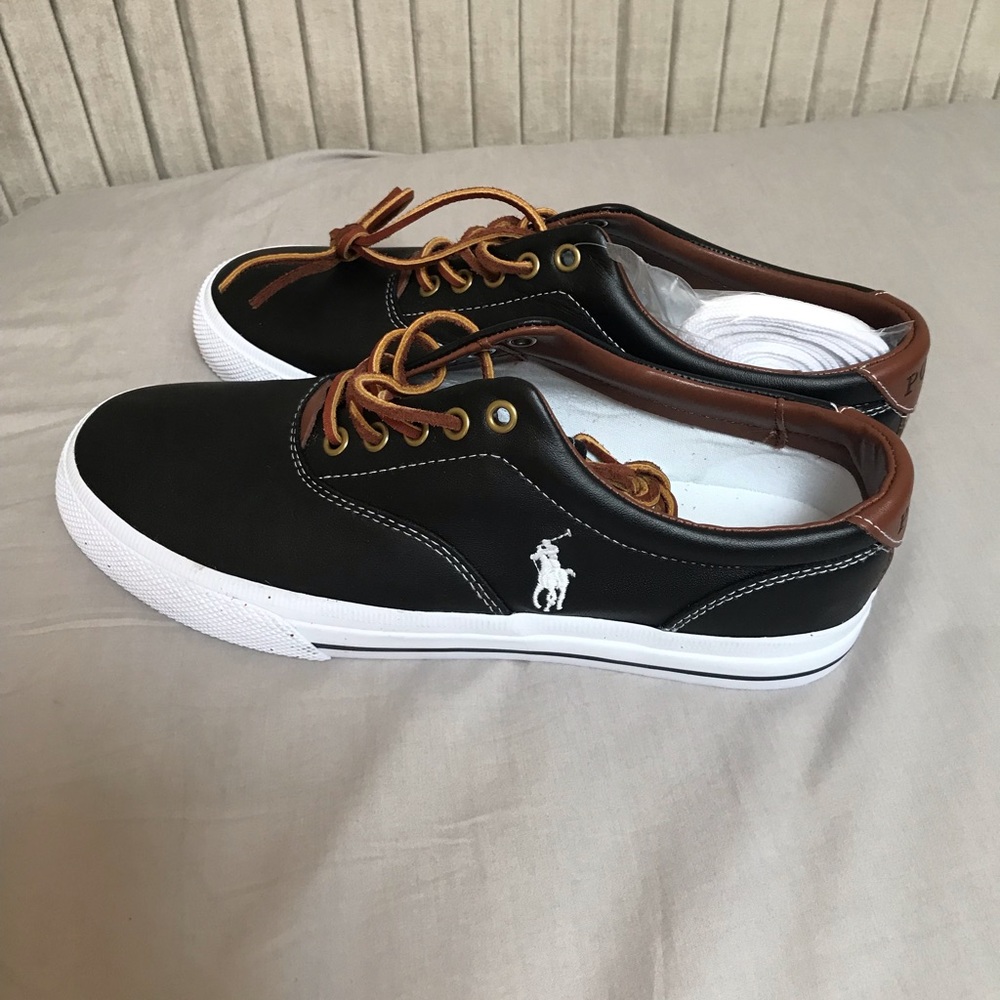 Polo Ralph Lauren Men’s Vaughn LEATHER Sneaker